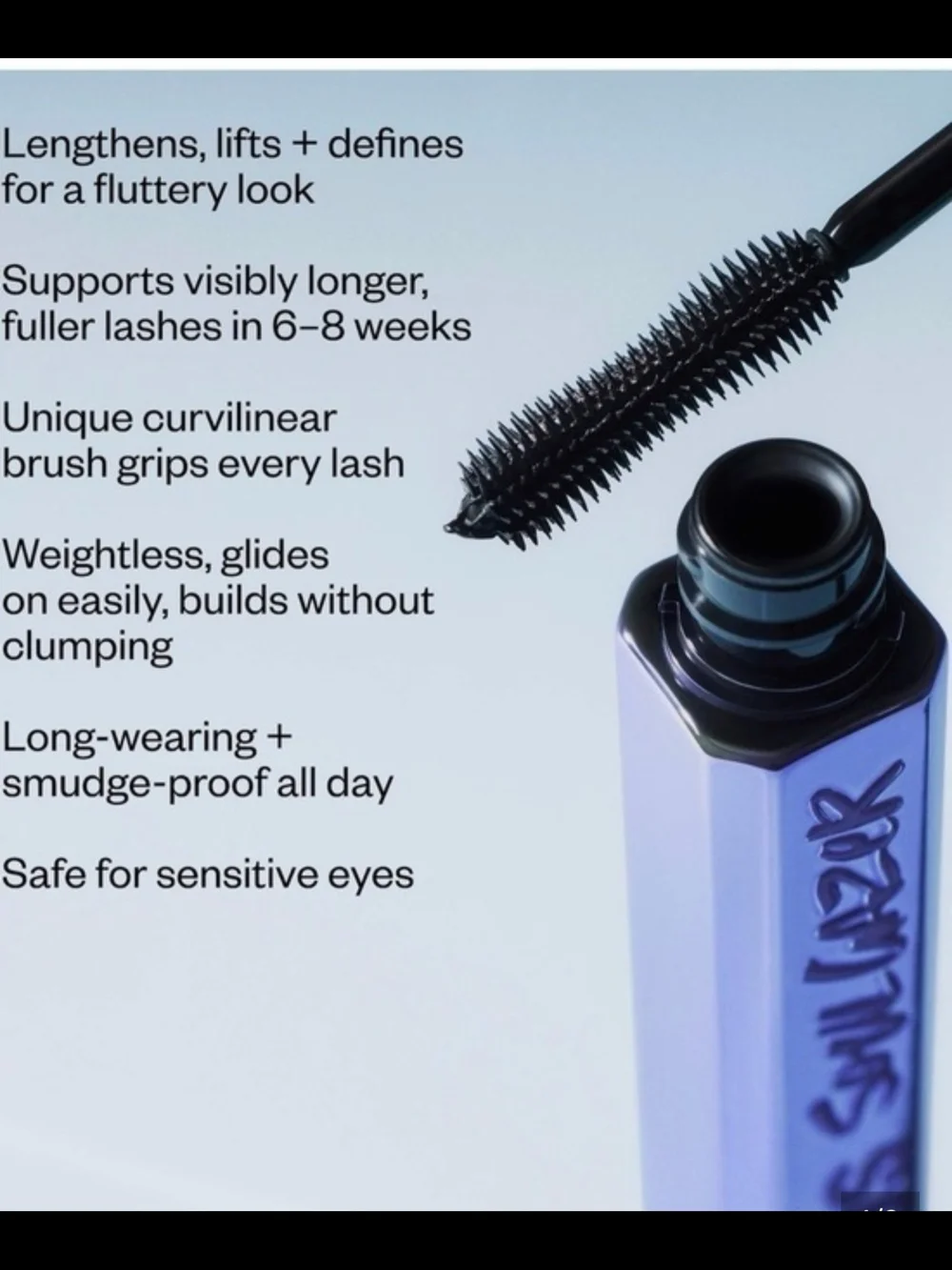 Kosas SoulGazer Lengthening Mascara in Black NWOB